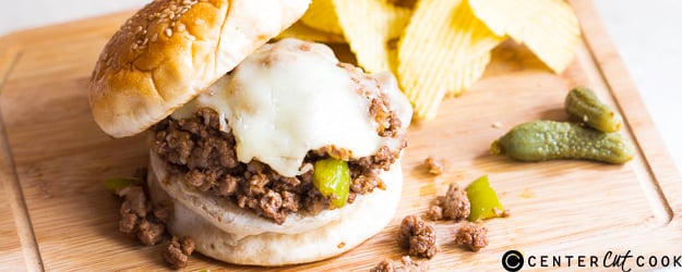 philly cheesesteak sloppy joes 1