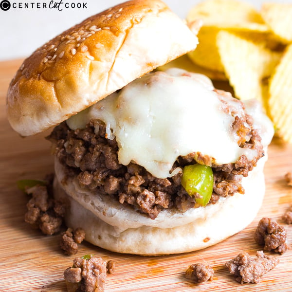 philly cheesesteak sloppy joes 3