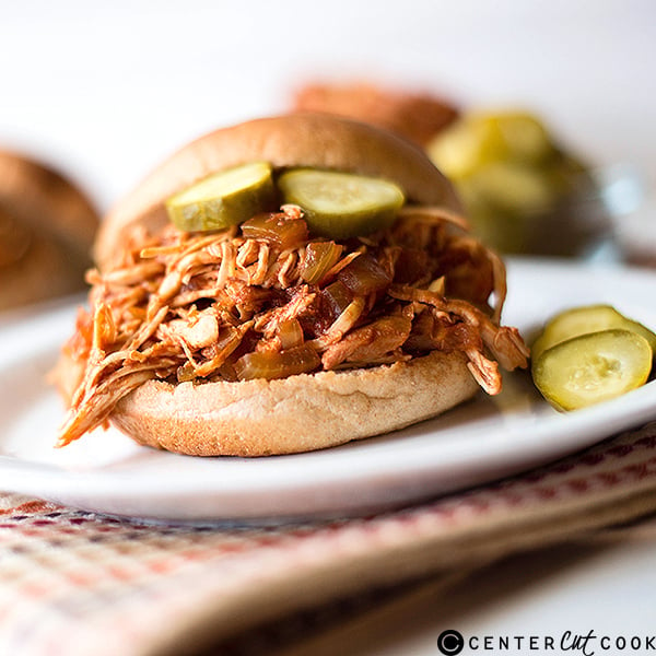 slow cooker skinny chicken sloppy joes 3