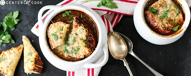 French Onion Soup with Gruyère Toast
