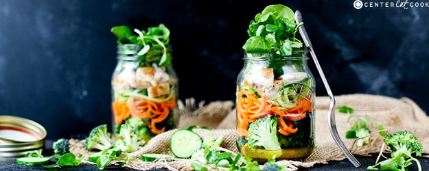 how to make a mason jar salad 1