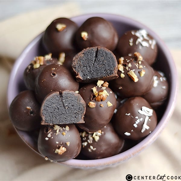 No Bake Chocolate Cake Batter Truffles Recipe