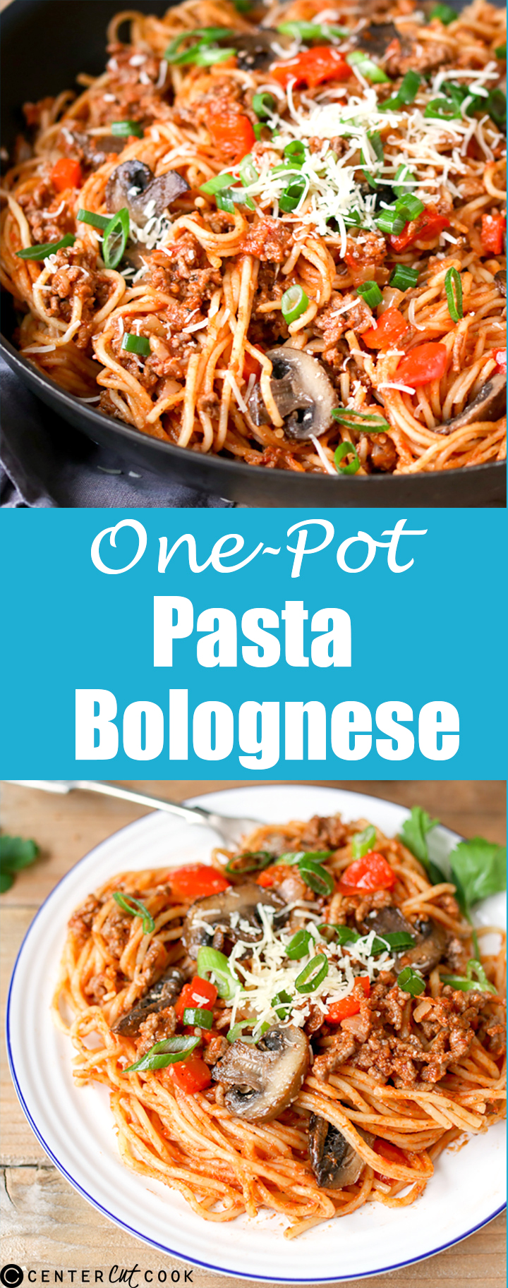 one pot pasta bolognese pin