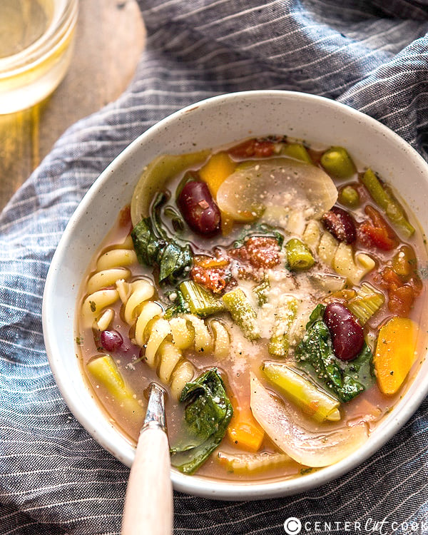 slow cooker minestrone soup 2