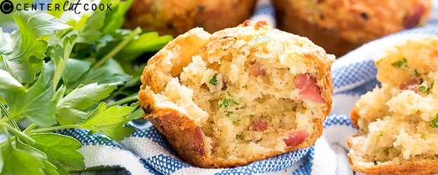 cheese bacon muffins 1