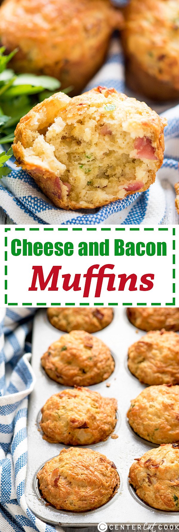 cheese bacon muffins pin