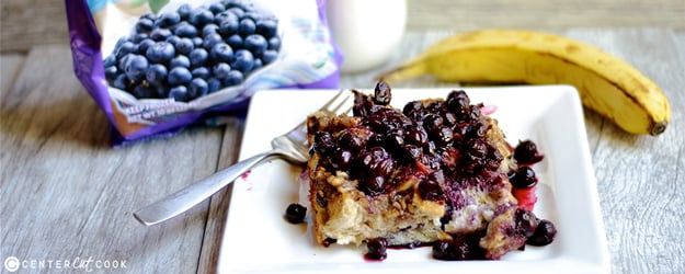 overnight blueberry banana french toast 1