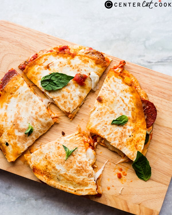 pepperoni pizza quesadillas 2