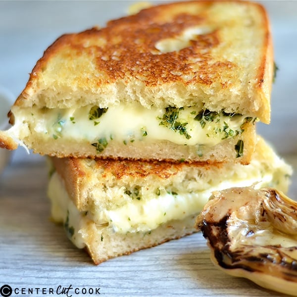 pesto artichoke grilled cheese 3