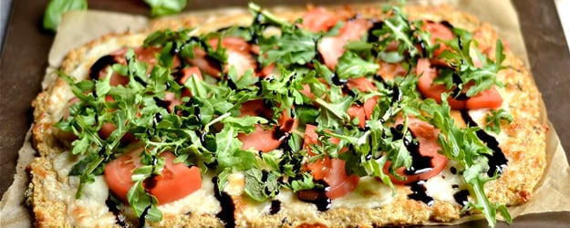 caprese pizza quinoa crust 1