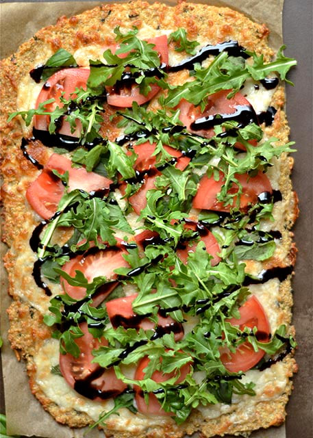 caprese pizza quinoa crust 2