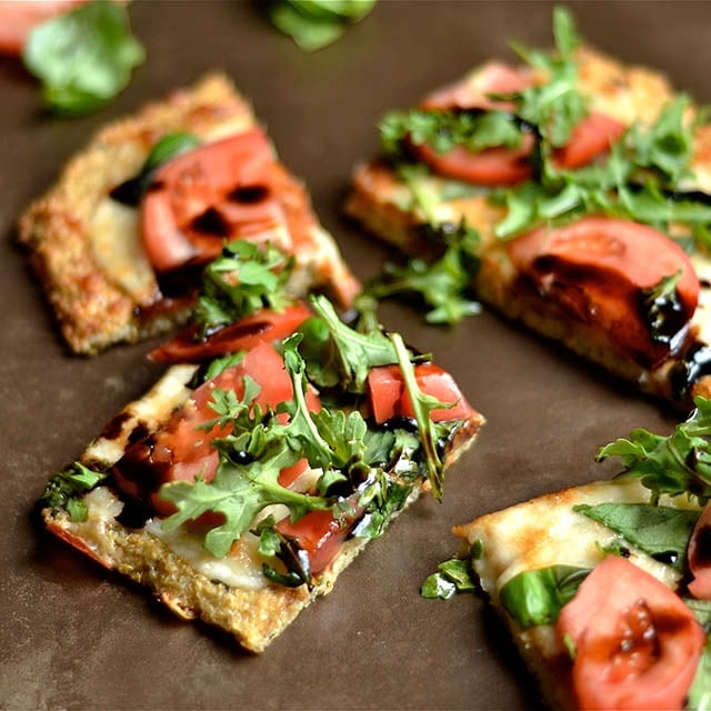 caprese pizza quinoa crust 3