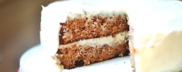 Carrot Cake with Lemon Cream Cheese Frosting