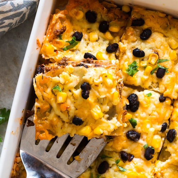 cheesy mexican lasagna 3