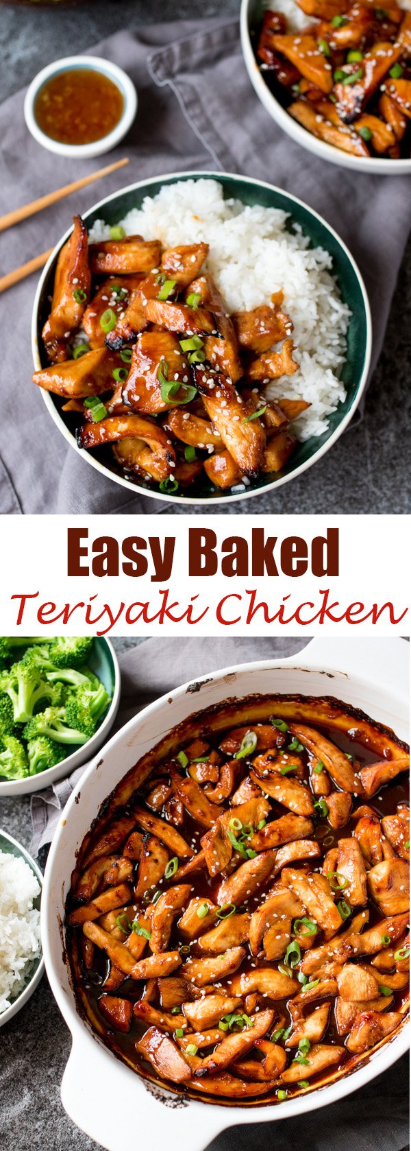 baked teriyaki chicken pin