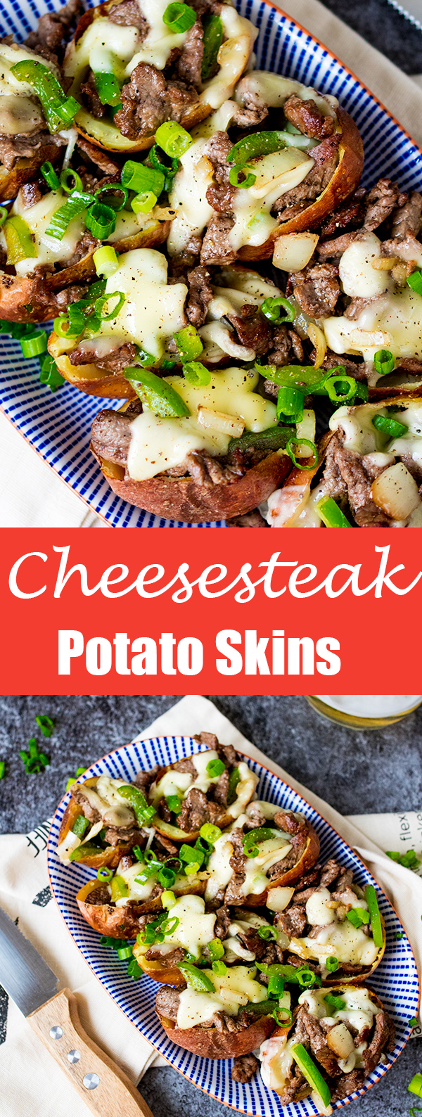 cheesesteak potato skins pin