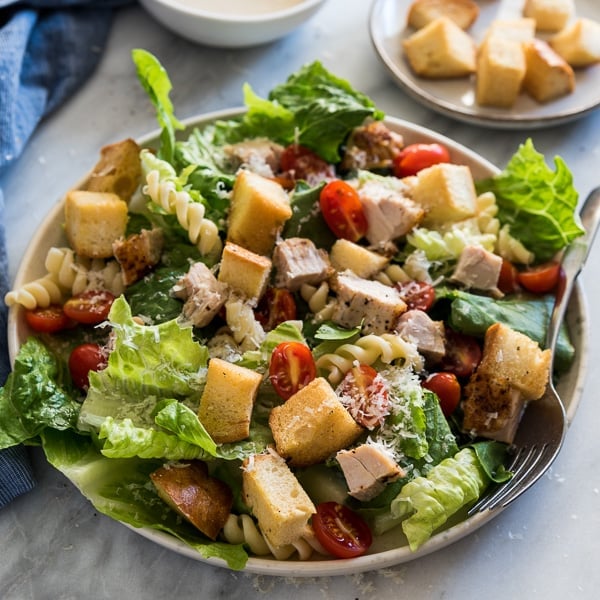 chicken caesar pasta salad 3