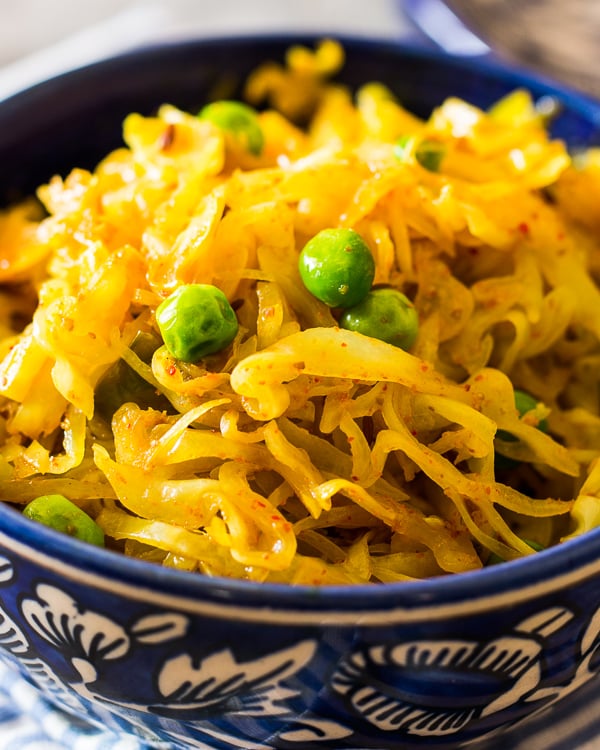 indian fried cabbage 2