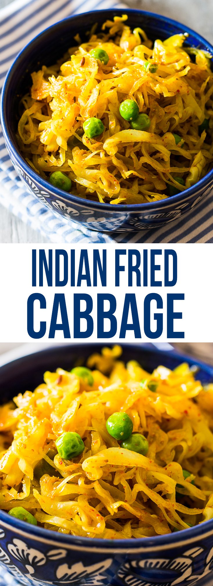 indian fried cabbage pin