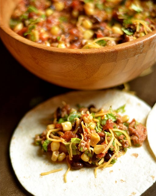 slow cooker southwest turkey tacos 4