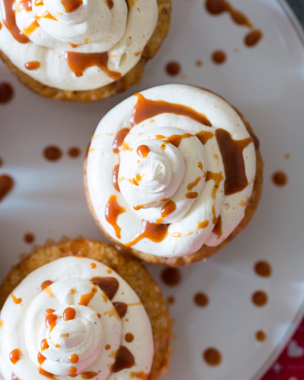 caramel apple cupcakes 2