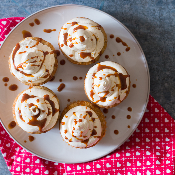 caramel apple cupcakes 4