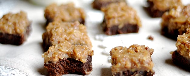 german chocolate brownies 1