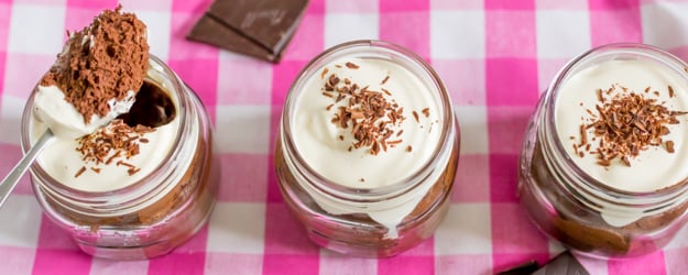 chocolate mousse whipped cream 1