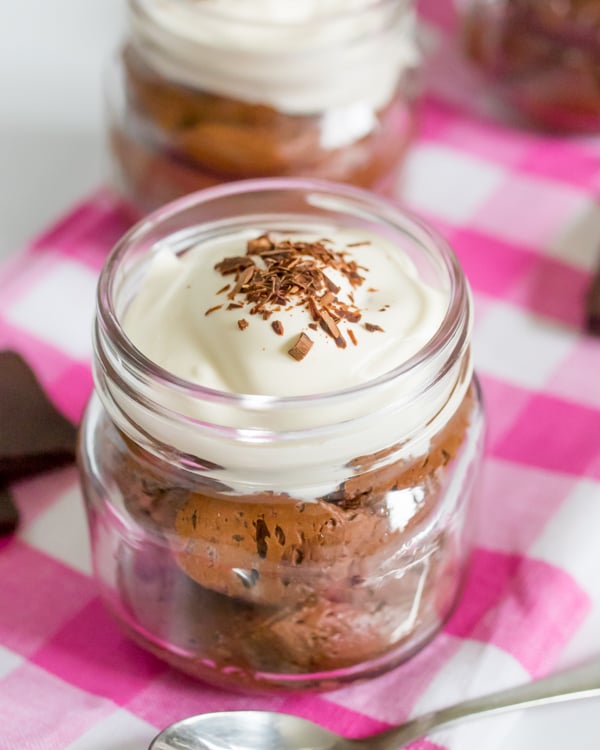 chocolate mousse whipped cream 2
