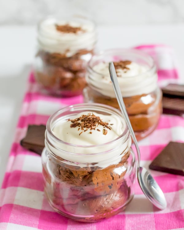 chocolate mousse whipped cream 3