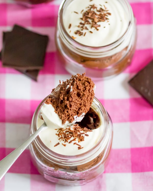chocolate mousse whipped cream 4