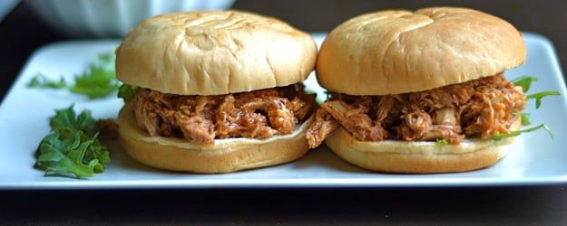 instant pot pulled pork barbecue sandwiches 1