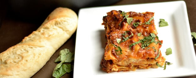 slow cooker lasagna 1