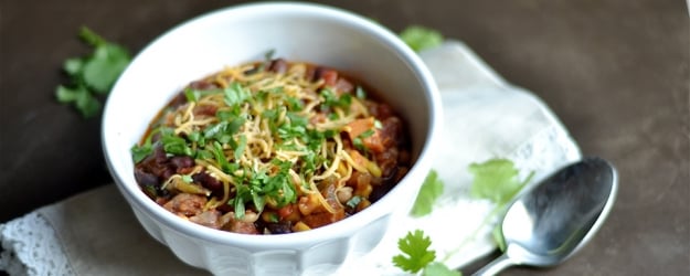 instant pot vegetarian chili