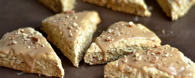 maple oat pecan scones 1