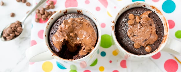 nutella mug cake 1