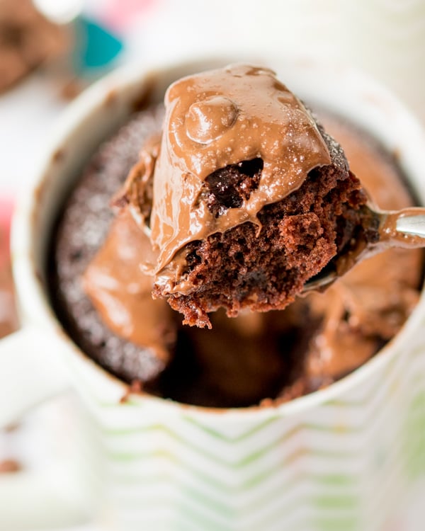 nutella mug cake 3