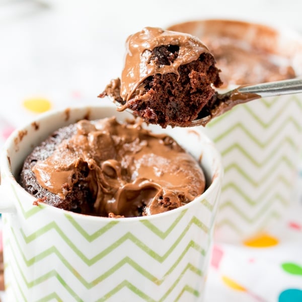 nutella mug cake 5