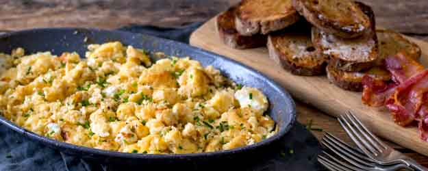 baked scrambled eggs