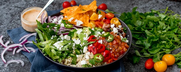 easy burrito bowl 1