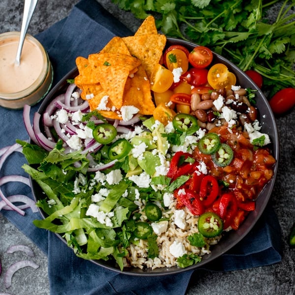 easy burrito bowl 4