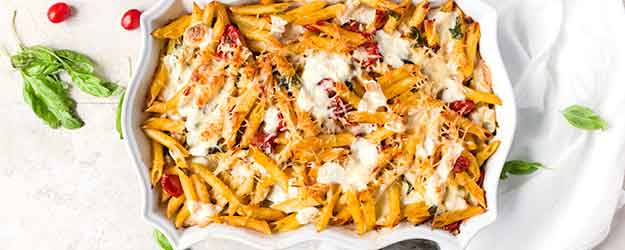 margherita pasta bake 1