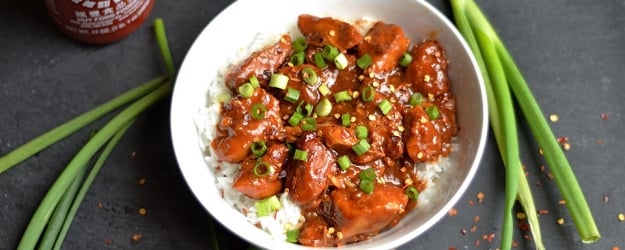 slow cooker general tsos chicken