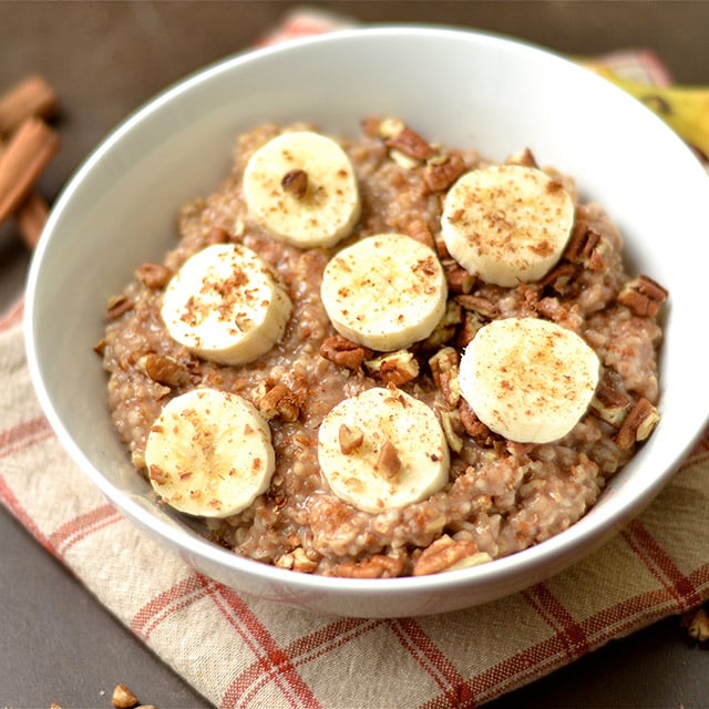 instant pot maple banana bread oatmeal 2