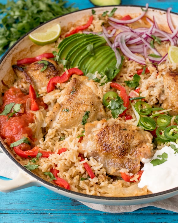 one pot mexican chicken rice 3