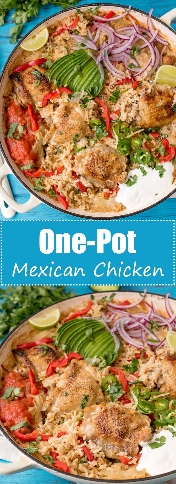 one pot mexican chicken rice pin