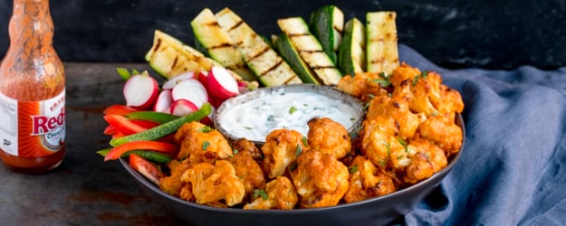 baked buffalo cauliflower wings 1