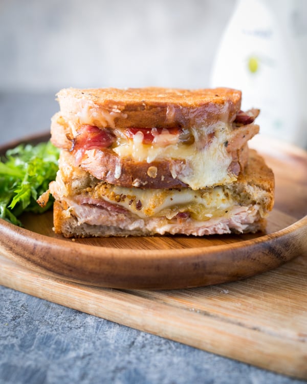 chicken bacon ranch grilled cheese 3