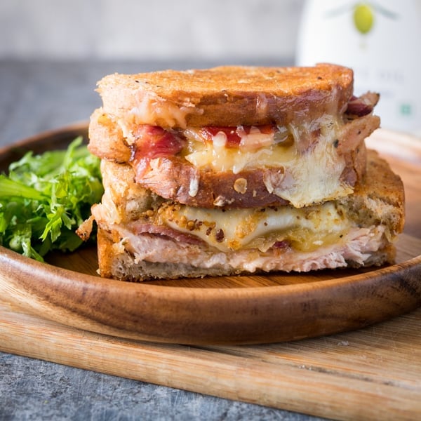 chicken bacon ranch grilled cheese 4