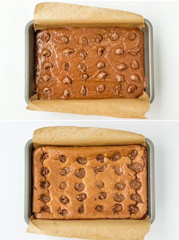 easy nutella brownies 2